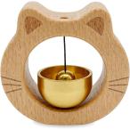  дверь bell кошка колокольчик из дерева не с электроприводом вход звонковое устройство дверь звонковое устройство установка простой магнит тип двусторонний лента имеется Home для ( натуральный, маленький размер )