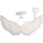  ангел костюм костюмированная игра крыло вечеринка Angel симпатичный 3 позиций комплект ( белый )