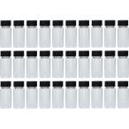 サンプルボトル 小瓶 ガラス 保存容器 ミニ びん キャップ付き 透明 小分け 試供品 液体 粉末 精油 香水 標本 (10ml 30本)