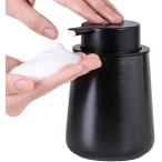  мыло для рук бутылка пена ручной мыло диспенсер насос тип 400ml ( черный, 13.2cmx9cmx9cm)
