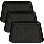  обувь tray обувь класть tray кемпинг уличный машина спальное место в транспортном средстве земля запрет 3 шт. комплект ( черный, 35x27x3cm)