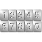  stencil plate парковка для цифра 30cm (. белый цвет )