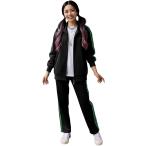  симпатичный симпатичный модный популярный взрослый женщина длинный рукав брюки длинные брюки джерси тренировочные брюки тренировочный женский движение надеты ( черный )