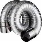  шланг воздуховода aluminium выхлоп канал .. шланг эластичный жаростойкий водонепроницаемый 2m внутренний диаметр 50mm ( серебряный )