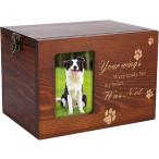  для домашних животных memorial box из дерева крышка имеется фотография рама имеется .. box кошка собака ( красный )