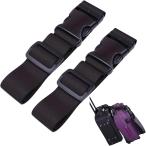  багаж фиксация ремень чемодан ремень объединенный ремень 2 шт. комплект ( черный )