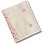  прозрачный жнец - покрытие A7 PVC производства заправка возможность 6 кольцо ( розовый )