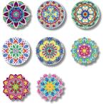  бриллиант искусство Coaster начинающий предназначенный DIY комплект круглый ( цветок B)