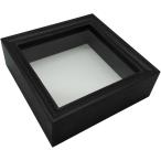  образец коробка si-la кейс насекомое маленький размер из дерева MDF( черный, 18x18x5.8cm)