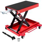  мотоцикл домкрат подъёмник для мотоцикла подъёмник Dolly выдерживаемая нагрузка 500kg гнездо есть резина коврик есть с роликами MDM( красный -new)