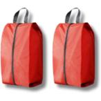  сумка для обуви обувь упаковочный пакет "дышит" загрязнения предотвращение перевозка удобный путешествие спорт Jim школа для обувь сумка для мужчин и женщин 2 шт. комплект ( красный )