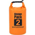  водонепроницаемый сумка сухой мешок большая вместимость плечо с ремешком сумка для персонала уличный морской спорт дайвинг ( orange, 2L)
