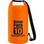  водонепроницаемый сумка сухой мешок большая вместимость плечо с ремешком сумка для персонала уличный морской спорт дайвинг ( orange, 10L)