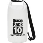  водонепроницаемый сумка сухой мешок большая вместимость плечо с ремешком сумка для персонала уличный морской спорт дайвинг ( белый, 10L)