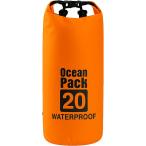  водонепроницаемый сумка сухой мешок большая вместимость плечо с ремешком сумка для персонала уличный морской спорт дайвинг ( orange, 20L)