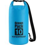  водонепроницаемый сумка сухой мешок большая вместимость плечо с ремешком сумка для персонала уличный морской спорт дайвинг ( голубой, 10L)
