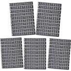  цена Cube блок бирка подставка сумма отображать дисплей цена plate цифра блок ( чёрная основа белый знак, M)