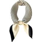  большой размер красивый . шелк style шарф дамский бандана подарок 70x70cm большой размер бандана женский ( Monotone полоса )