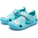 キッズ ベビー マリンシューズ サンダル ビーチ ウォーター スポーツ 男の子 女の子 子供 (アクアブルー,  16.0 cm 3E)