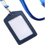  чехол для пропуска вертикальный двусторонний ID/IC футляр для карточек чехол для проездного билета студент доказательство фирма участник доказательство ( темно-синий, вертикальный )