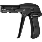 ケーブルタイガン ジップタイガン ケーブルタイ取り付けツール バンド結束工具 締め付け工具 固定ツール 調節可能な張力 整理(ブラック)