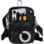  многофункциональный поясная сумка медсестра сумка сумка-пояс двойной молния 3way вставка имеется канцелярские принадлежности инструмент работа для уход (S размер черный )