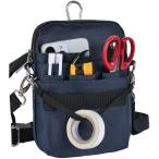  многофункциональный поясная сумка медсестра сумка сумка-пояс двойной молния 3way вставка имеется канцелярские принадлежности инструмент работа для (SS размер темно-синий )