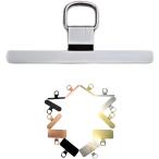 ショッピングストラップホルダー ストラップホルダー ステンレス マッドタイプでおしゃれ 金属 iphone スマホ スマホストラップ 極薄0.4mm(細長シルバー)