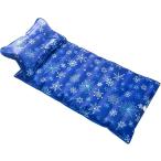 ショッピング冷却マット ウォーターマットレス ウォーターベッド 冷却マット 昼寝用マット 熱中症対策 暑さ対策(スノーフレーク（枕付き）,  スタンダード)