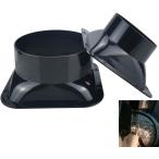  канал коннектор шланг воздуховода подключение для .. выхлоп строительные работы фланец квадратное 4 угол модель person форма 100mm черный ABS ( черный )