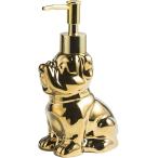  мыло диспенсер bru собака бутылка контейнер 280ml заполняющий собака узор сверху товар высота видно ( Gold, 18.5x11cm)