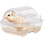  хомяк house прозрачный туалет автобус house песок место прозрачный прозрачный материалы песок .. скол .. предотвращение Sand автобус ( прозрачный, тип автомобиля ( маленький размер ))