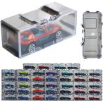 ミニカー ケース トミカ 収納 トミカガレージ 収納ケース ミニカー収納 ディスプレイケース(クリア, 40個セット)