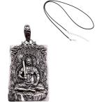  изображение Будды подвеска колье скульптура ювелирные изделия амулет очарование серебряный 925. большой Akira ...книга@.(TypeB)