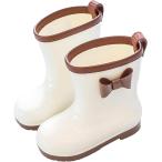 ショッピング長靴 キッズ 長靴 キッズ レインブーツ 子供 女の子 男の子 子ども レインシューズ 履きやすい 防水 (ブラウン,  17.0〜18.0 cm)