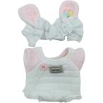  кукла мягкая игрушка одежда .. одежда .. уголок лента для волос детский комбинезон симпатичный ( розовый, 10cm)