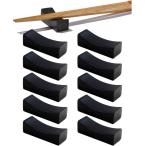 箸置き 木製 黒 10個セット ヘム材 和食 配膳 レストラン お正月 おてもと お祝い(ブラック)