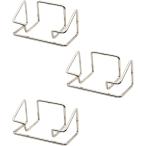  визитная карточка установить карта подставка 3 шт. комплект металлический ширина класть магазин карта настольный прием визитная карточка кейс ( серебряный )