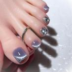  foot искусственные ногти 24 листов накладные ногти симпатичный (F162, пара )