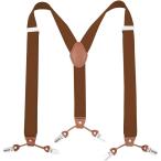  подтяжки 6 зажим Y type ширина 35mm SP85( Brown )
