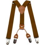  Kids 4 зажим подтяжки 25mm Y type SP86( Brown )