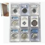 ?ru нет . монета альбом для заправка место хранения карман сиденье для коллекций монета хранение кейс прозрачный карман (s Rav монета 9 листов )