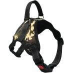  собака для Harness маленький размер собака средний собака собака для шлейка ошейник .. обивка предотвращение размер регулировка возможность вечер отражающий материал выпадение нет "дышит" ( Army зеленый, M)