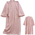  уход пижама входить . надеты передний открытие длина короткий . входить . для длинный рукав хлопок материалы пожилые люди легко установка и снятие салон одежда ( розовый, L)