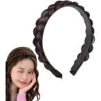 カチューシャ 三つ編み ヘアバンド 
