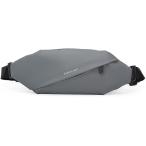  сумка "body" плечо .. сумка на плечо для мужчин и женщин простой легкий поясная сумка compact ( серый, 37cmx14cmx8cm)