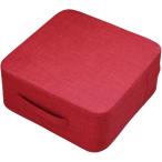 トランポリン クッション 静音 室内用 エクササイズ ダイエット 家庭用 (レッド,  100cm x 100cm x 25cm)