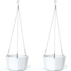  висячий посадочная машина декоративное растение тросик корзина цветочный горшок подвешивание ниже интерьер салон двор ( белый, 15cm)