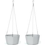  висячий посадочная машина декоративное растение тросик корзина цветочный горшок подвешивание ниже интерьер салон двор ( серый, 15cm)