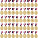  золотой медаль 50 шт. комплект шея .. лента 40cm задняя поверхность Flat Gold Event для ( золотой )